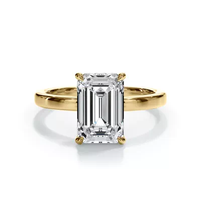 Bellora Hidden Halo Lab Engagement Ring (2mm)