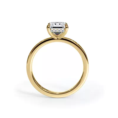 Bellora Hidden Halo Lab Engagement Ring (2mm)