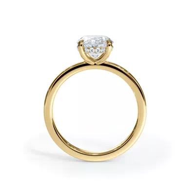 Bellora Hidden Halo Lab Engagement Ring (2mm)