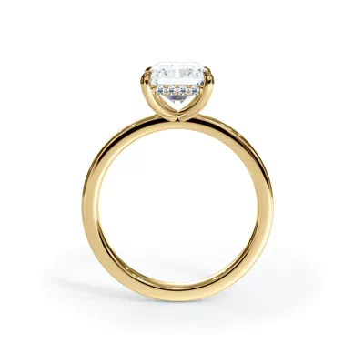 Bellora Hidden Halo Lab Engagement Ring (2mm)