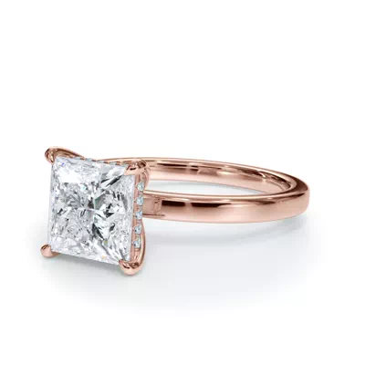 Bellora Hidden Halo Lab Engagement Ring (2mm)