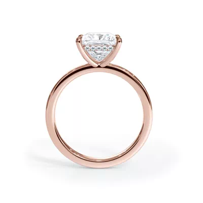 Bellora Hidden Halo Lab Engagement Ring (2mm)