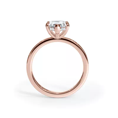 Bellora Hidden Halo Lab Engagement Ring (2mm)