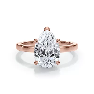 Bellora Hidden Halo Lab Engagement Ring (2mm)