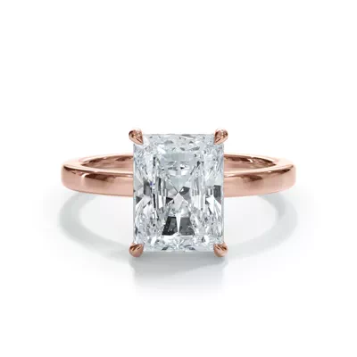 Bellora Hidden Halo Lab Engagement Ring (2mm)