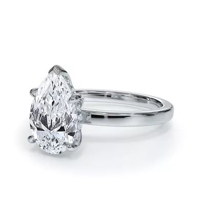 Bellora Hidden Halo Lab Engagement Ring (2mm)