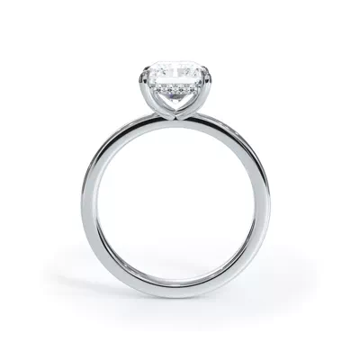 Bellora Hidden Halo Lab Engagement Ring (2mm)