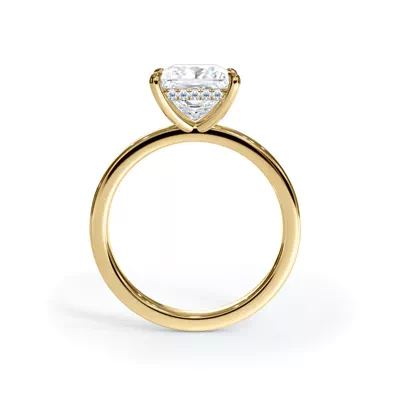 Bellora Hidden Halo Lab Engagement Ring (2mm)