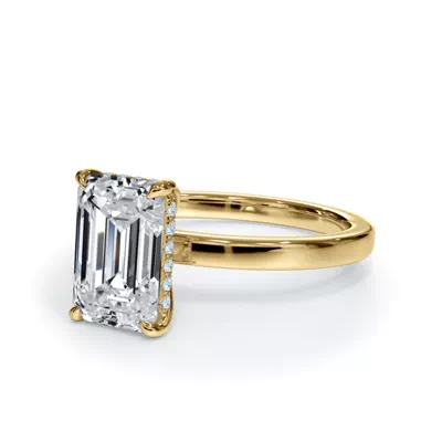 Bellora Hidden Halo Lab Engagement Ring (2mm)