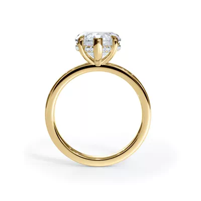 Bellora Hidden Halo Lab Engagement Ring (2mm)