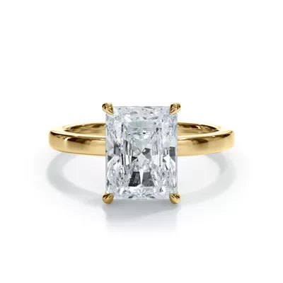 Bellora Hidden Halo Lab Engagement Ring (2mm)