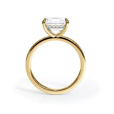 Bellora Hidden Halo Lab Engagement Ring (2mm)