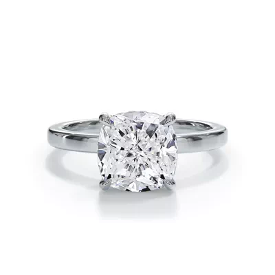 Bellora Hidden Halo Lab Engagement Ring (2mm)