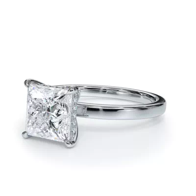 Bellora Hidden Halo Lab Engagement Ring (2mm)
