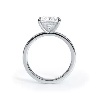 Bellora Hidden Halo Lab Engagement Ring (2mm)