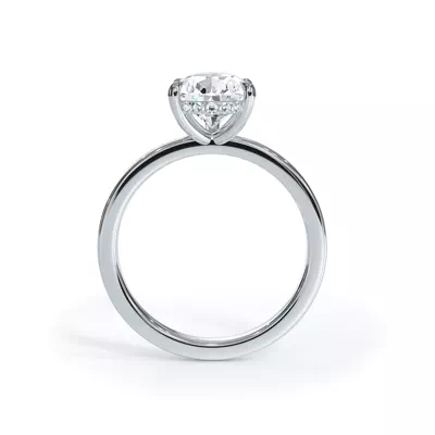 Bellora Hidden Halo Lab Engagement Ring (2mm)