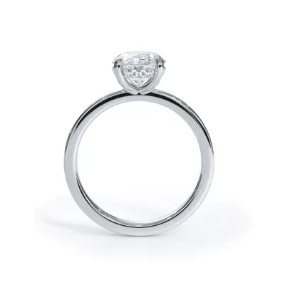 Bellora Hidden Halo Lab Engagement Ring (2mm)