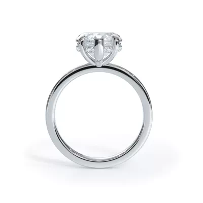 Bellora Hidden Halo Lab Engagement Ring (2mm)