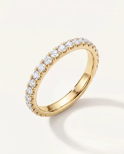 Bellora Classic Pavé Lab Band (2mm)