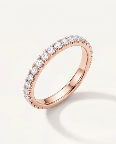 Bellora Classic Pavé Lab Band (2mm)