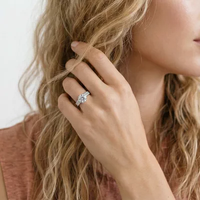 Bellora Classic Pavé Lab Band (2mm)