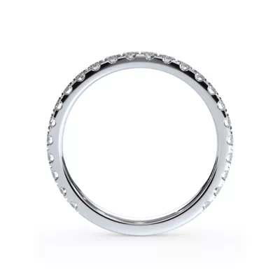 Bellora Classic Pavé Lab Band (2mm)