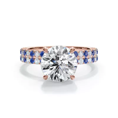 Bellora Sapphire & Diamond Pavé Band (1.6mm)