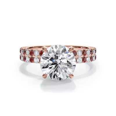 Bellora Ruby & Diamond Pavé Band (1.6mm)