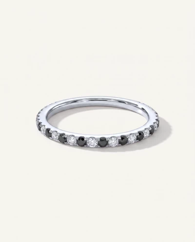 Bellora Black & White Lab Diamond Pavé Band (1.6mm)