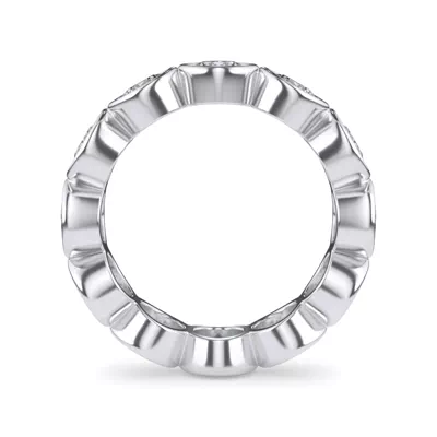 Round Bezel Lab Diamond Eternity Ring (3.90ct. tw.)