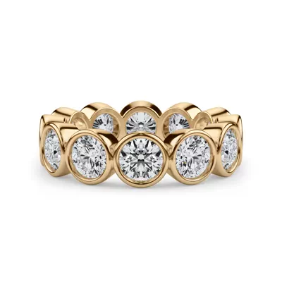 Round Bezel Lab Diamond Eternity Ring (3.90ct. tw.)