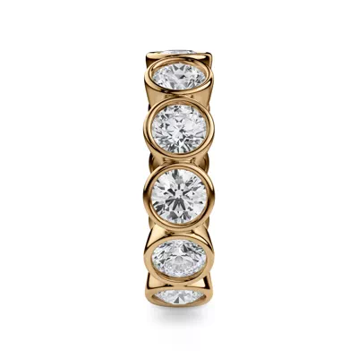 Round Bezel Lab Diamond Eternity Ring (3.90ct. tw.)