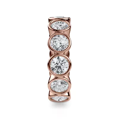 Round Bezel Diamond Eternity Ring (3.90ct. tw.)