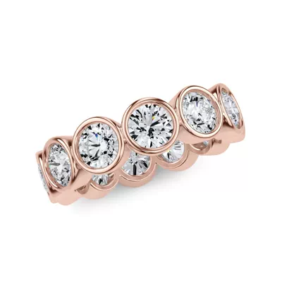 Round Bezel Diamond Eternity Ring (3.90ct. tw.)
