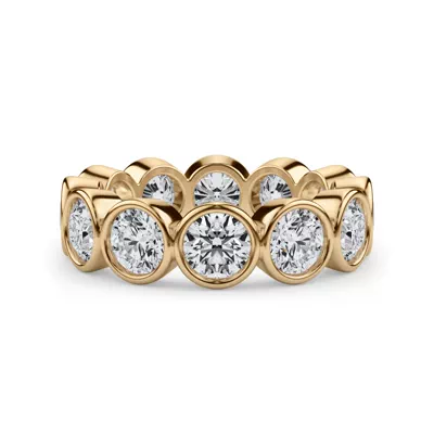 Round Bezel Diamond Eternity Ring (3.90ct. tw.)