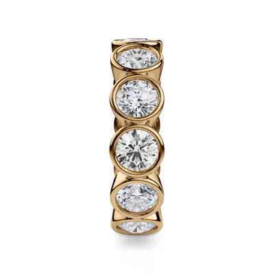 Round Bezel Diamond Eternity Ring (3.90ct. tw.)