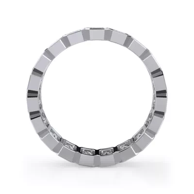 Emerald-Cut Bezel Lab Diamond Eternity Ring (2.85ct. tw.)