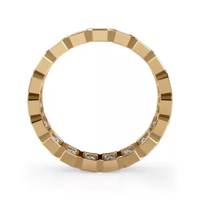 Emerald-Cut Bezel Lab Diamond Eternity Ring (2.85ct. tw.)