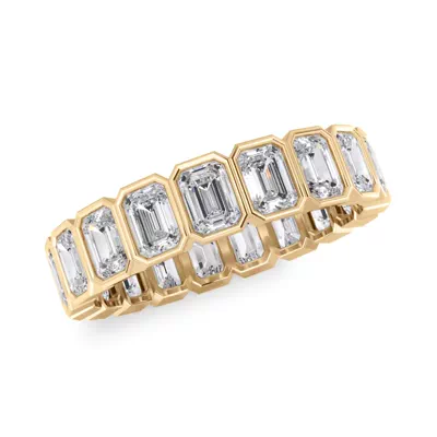 Emerald-Cut Bezel Lab Diamond Eternity Ring (2.85ct. tw.)