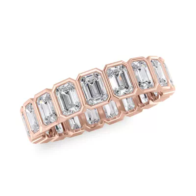 Emerald-Cut Bezel Diamond Eternity Ring (2.85ct. tw.)