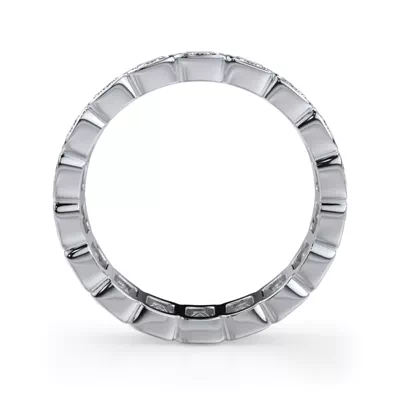 Emerald-Cut Rounded Bezel Diamond Eternity Ring (3.00ct. tw.)