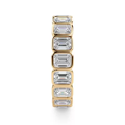 Emerald-Cut Rounded Bezel Diamond Eternity Ring (3.00ct. tw.)
