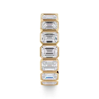 Emerald-Cut Bezel Lab Diamond Eternity Ring (4.00ct. tw.)