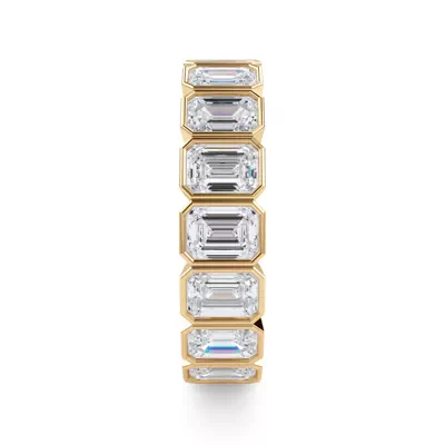 Emerald-Cut Bezel Diamond Eternity Ring (4.00ct. tw.)