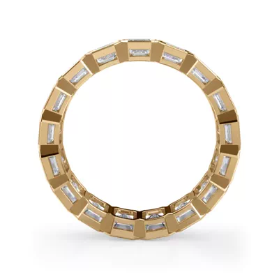 Emerald-Cut Bezel Diamond Eternity Ring (4.00ct. tw.)