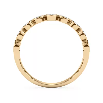 Round Bezel Lab Diamond Band (.50ct. tw.)