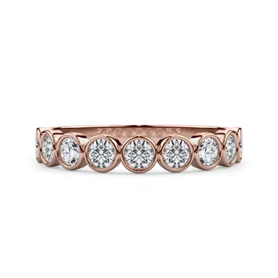 Round Bezel Diamond Band (.50ct. tw.)