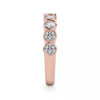 Round Bezel Diamond Band (.50ct. tw.)