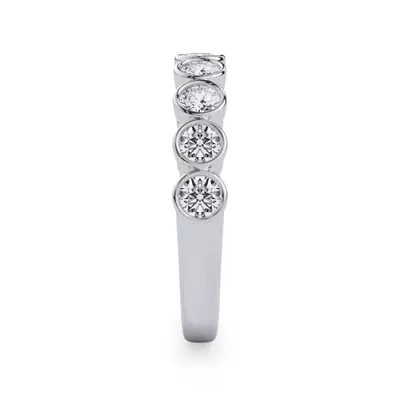 Round Bezel Diamond Band (.50ct. tw.)
