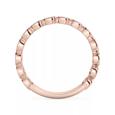 Round Bezel Lab Diamond Band (.84ct. tw.)